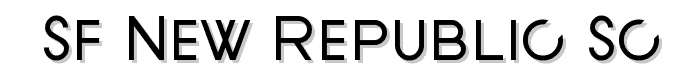 SF New Republic SC font